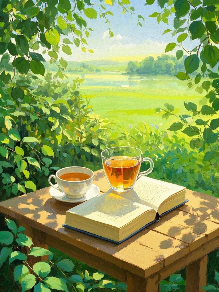温暖的阳光,一杯清茶,一本好书,世界 如此安静,治愈美好就在此刻