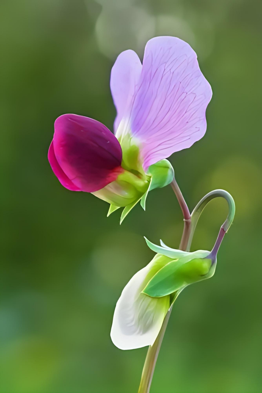 万物清明# 它的花色淡雅,整体的花朵形态就像展翅的蝴蝶.