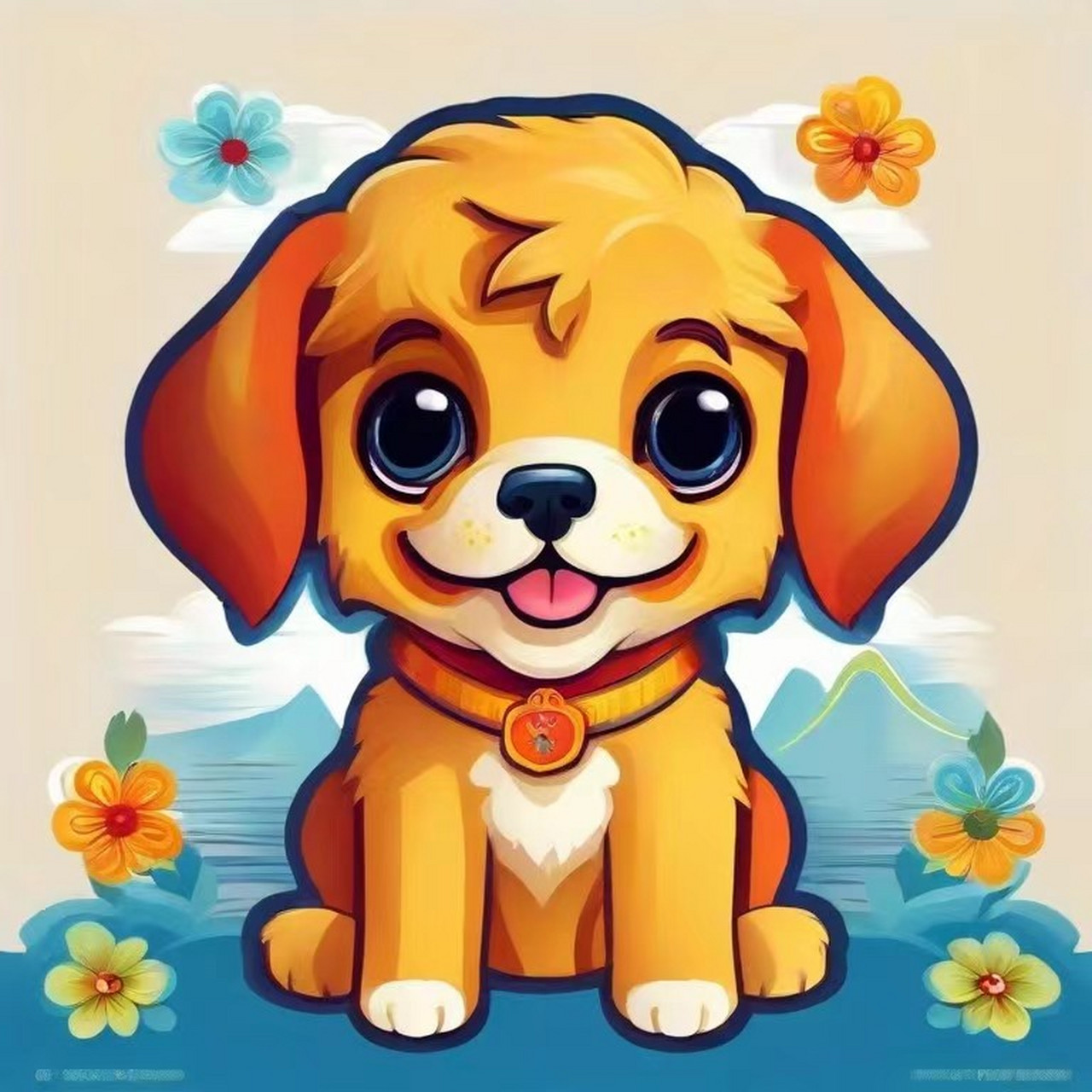 戌狗是十二生肖之一,地支第十一位 戌是狗的意思,有着守卫,警戒的含