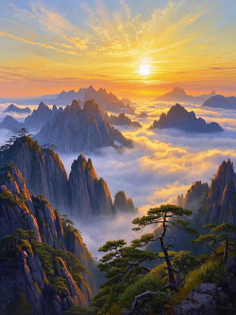 旭日东升好运来