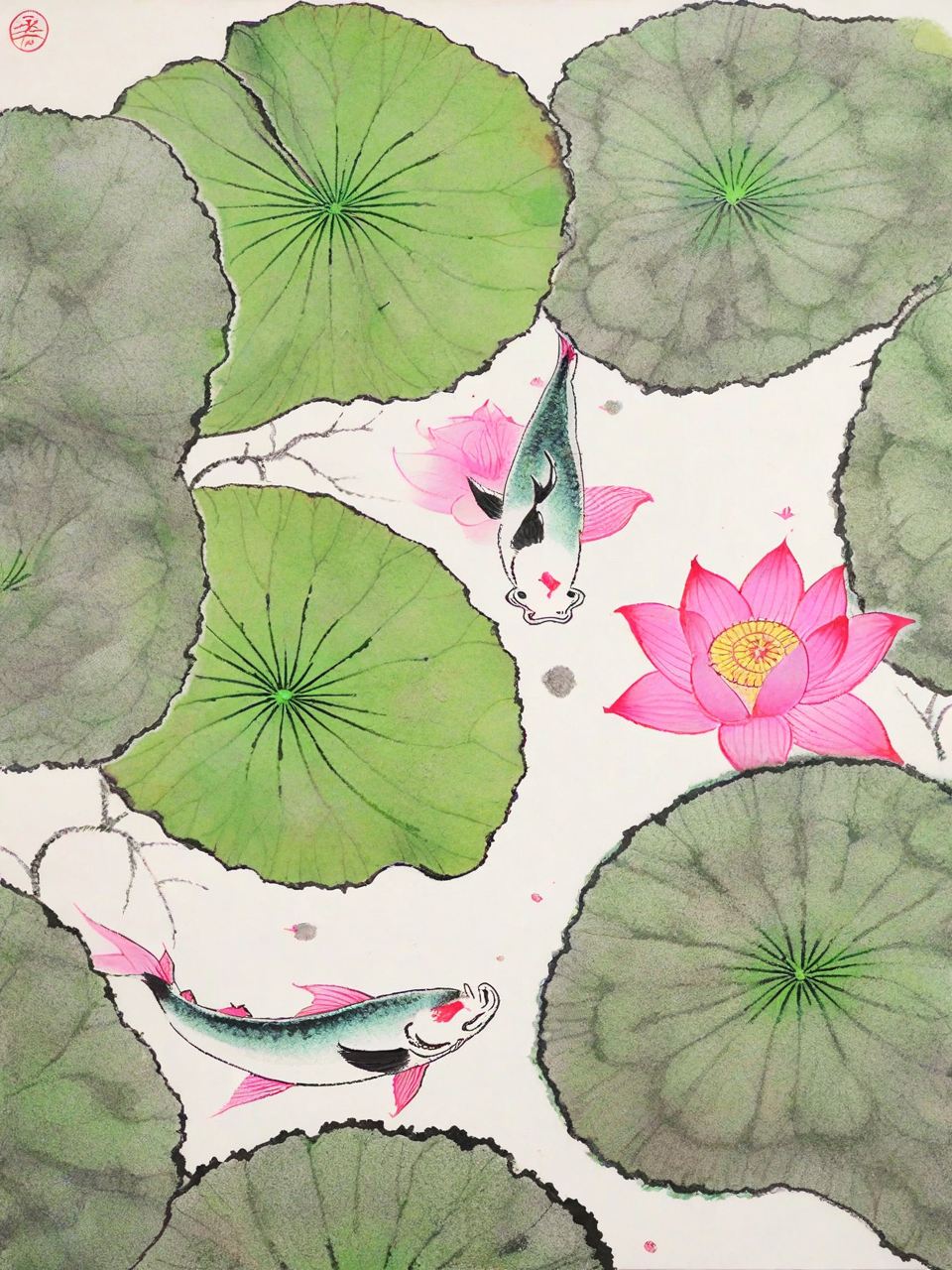 江南可采莲,莲叶何田田