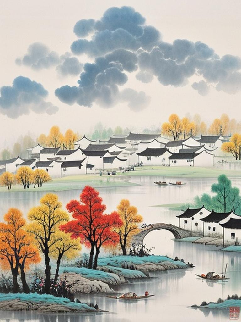 秋意浓,江南好,古韵今风画中游