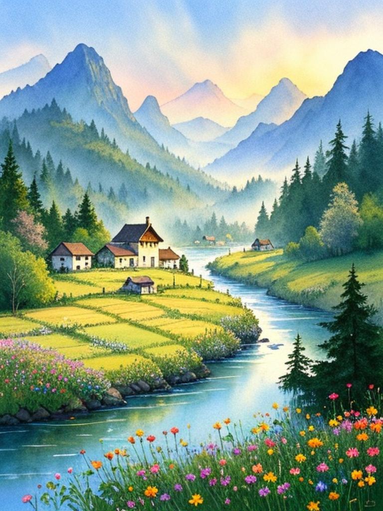 田园春景