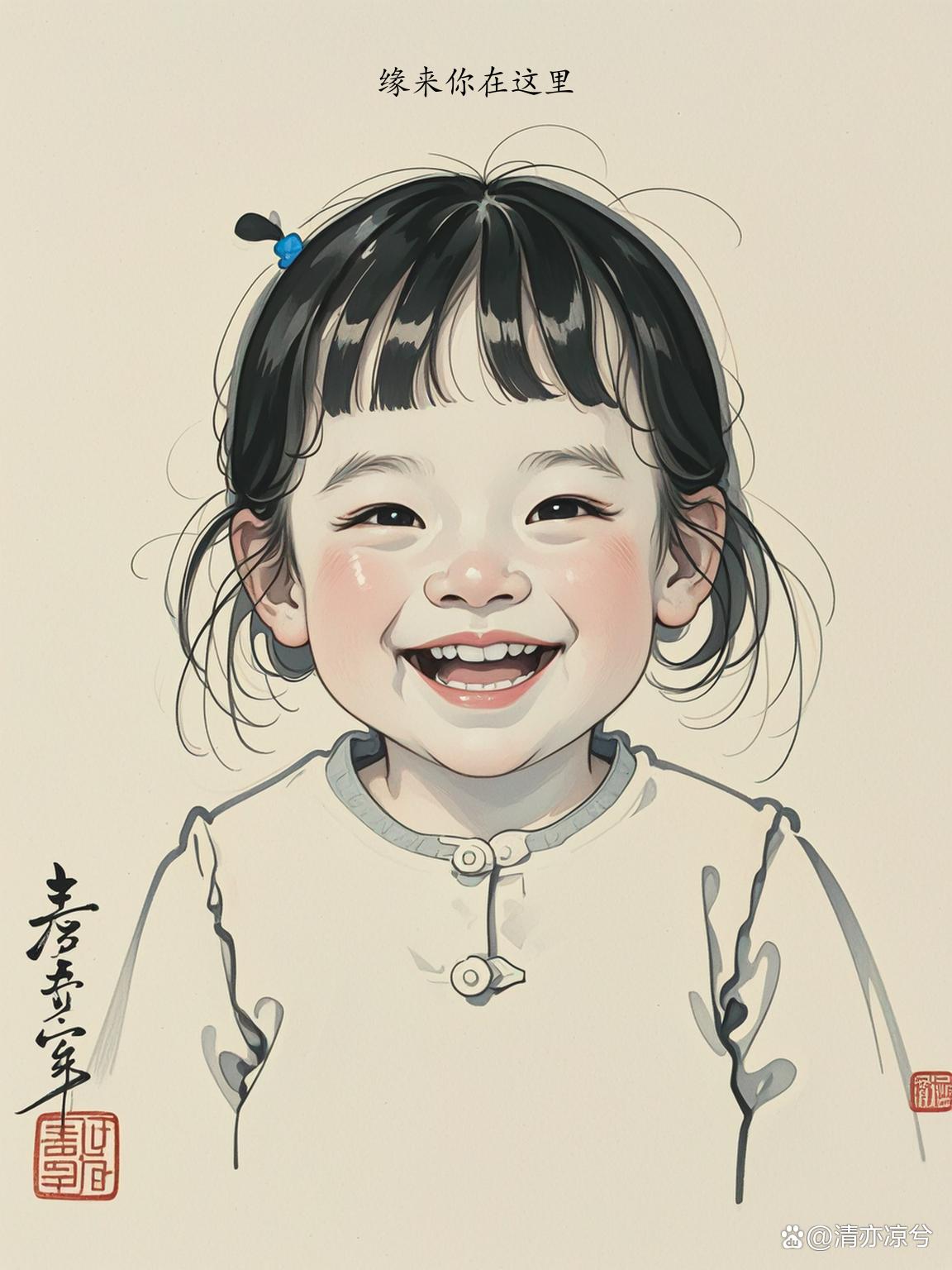 最美丽的面容是一张灿烂的笑脸.