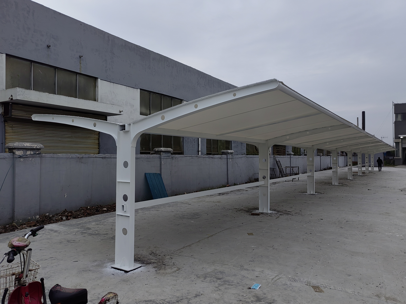 南京膜结构车棚厂家 膜结构工程