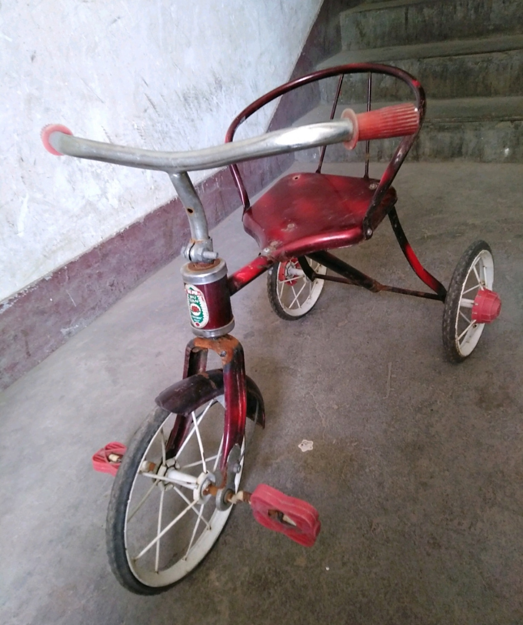 时候的我"哥哥"还发音不准,也还记得哥哥有一辆小孩子骑的三轮自行车