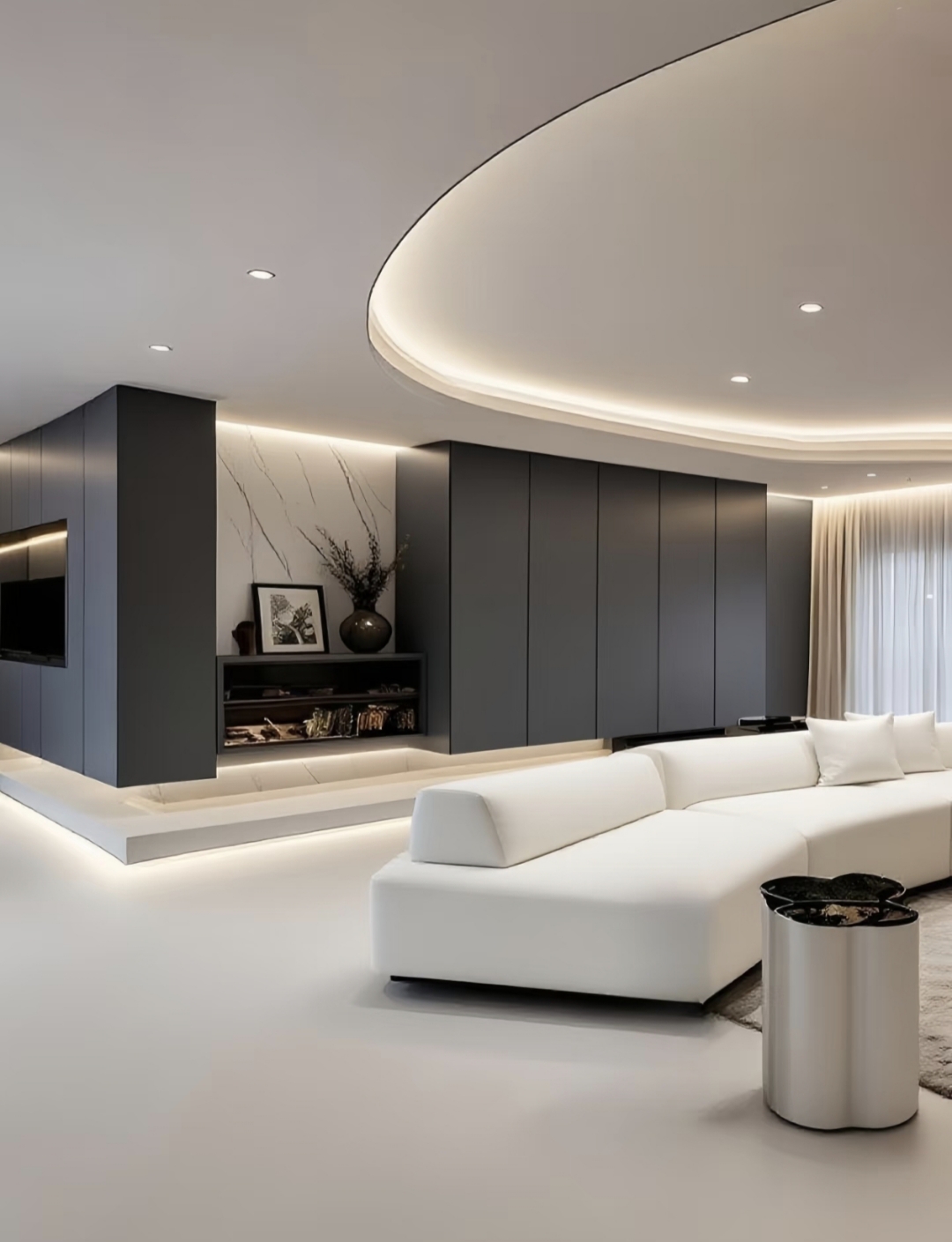 这装修,直接把高级感拉满至爆棚,仿佛给家穿上了一层华丽的金纱