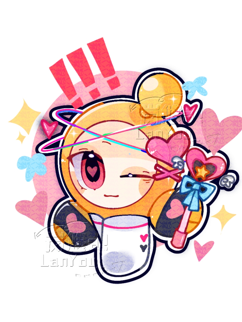 真心泥也要去当马猴烧酒咩? 会画背景了! #蛋仔派对# #真心蛋