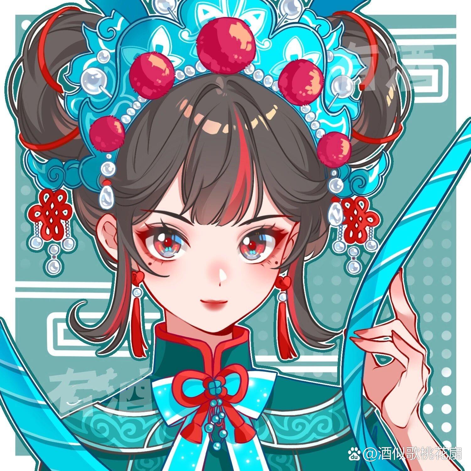 川剧少女梧桐头像 ,好可爱呀 [鼓掌]