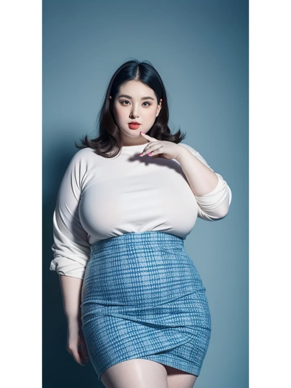 哪一个算微胖#微胖# #微胖是最好的身材# #微胖才是极品# #微胖女神