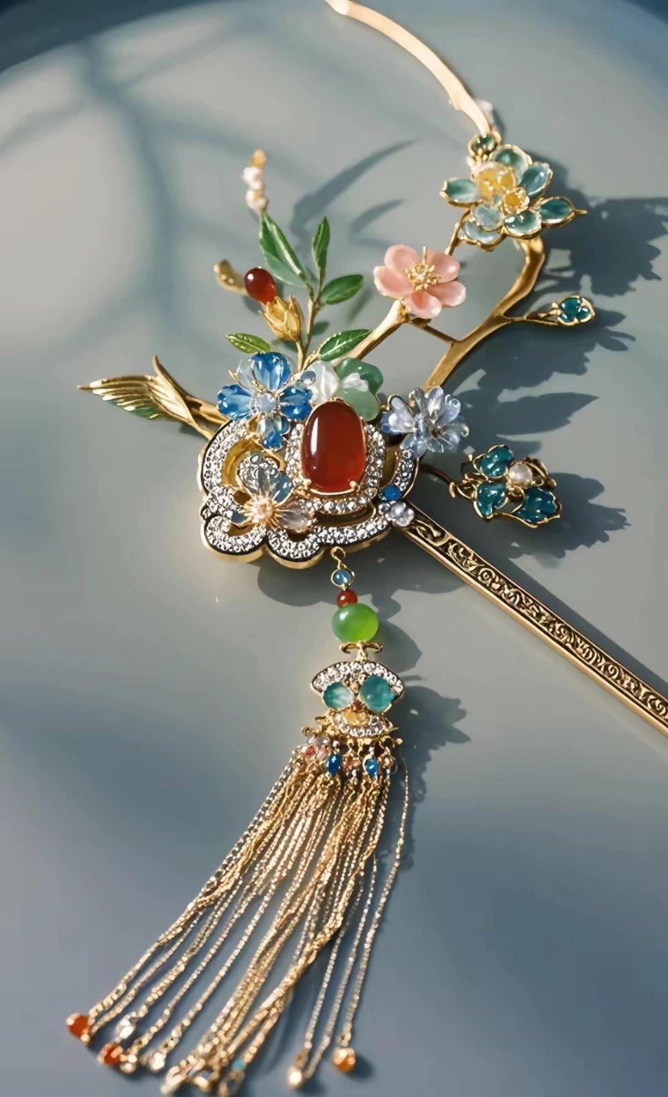 那古代的发簪简直美到极致!