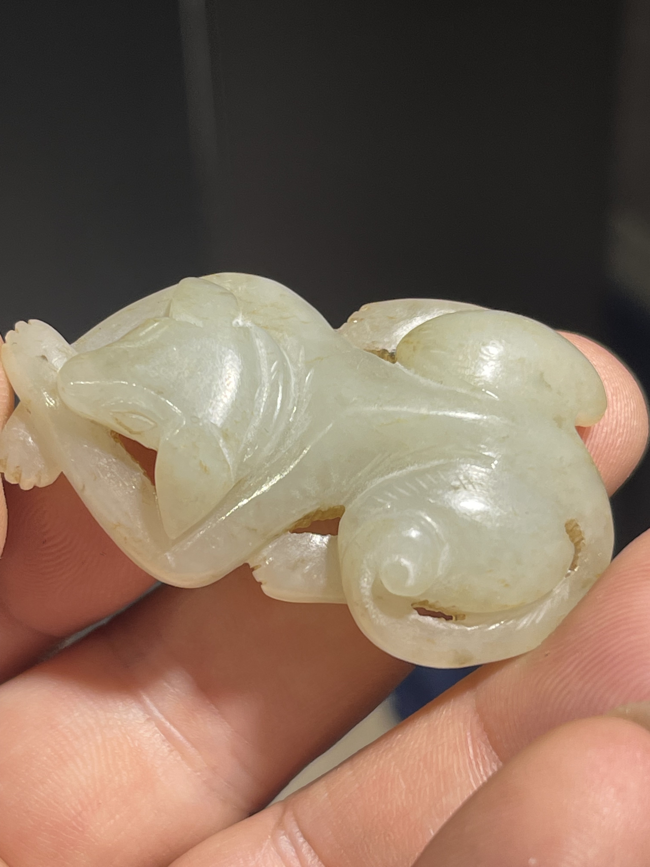 山人说玉之《辽金时期玉狗圆雕》在中国北方曾经有一个骁勇善战的民族