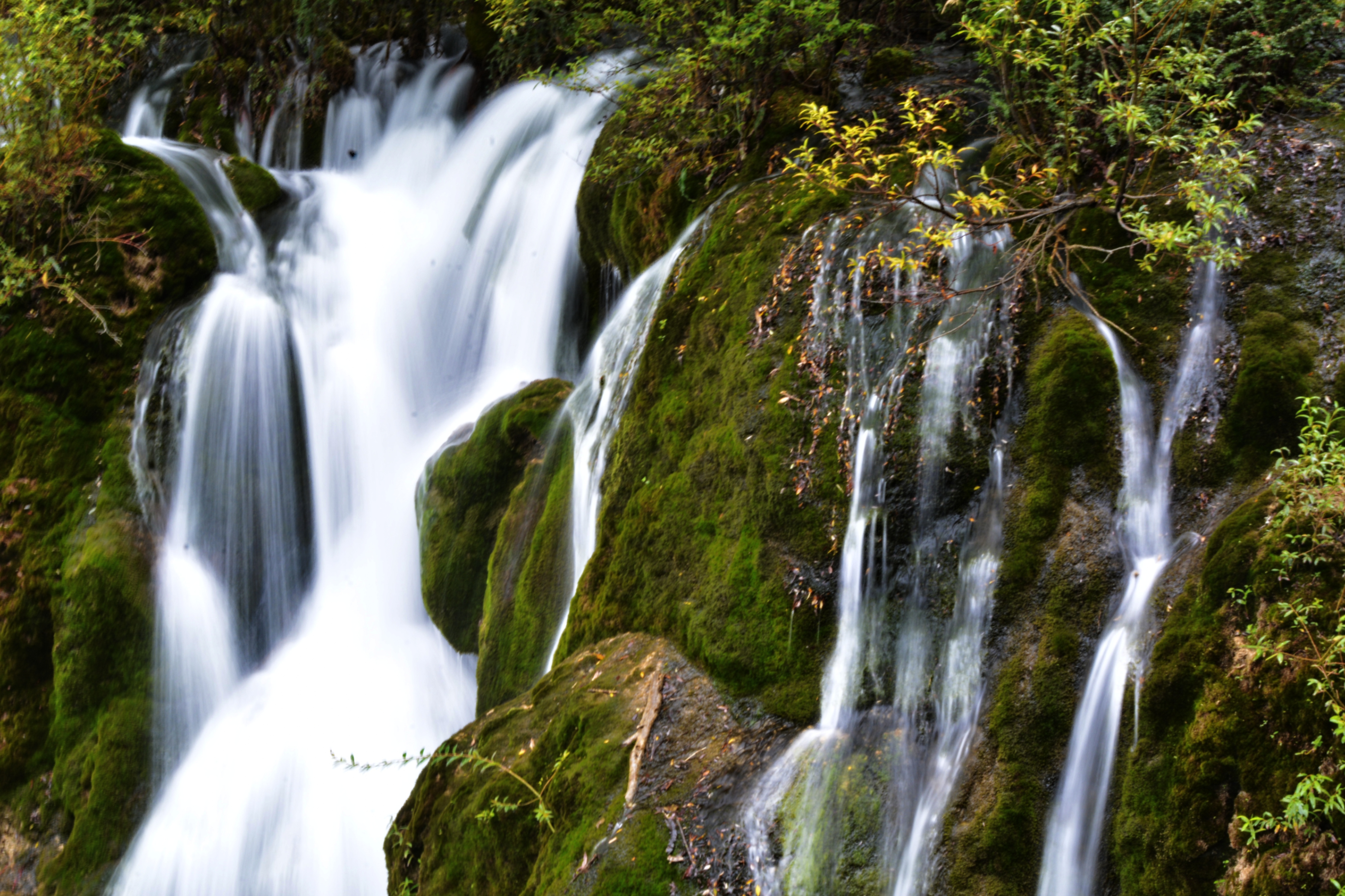 秋季九寨沟瀑布群