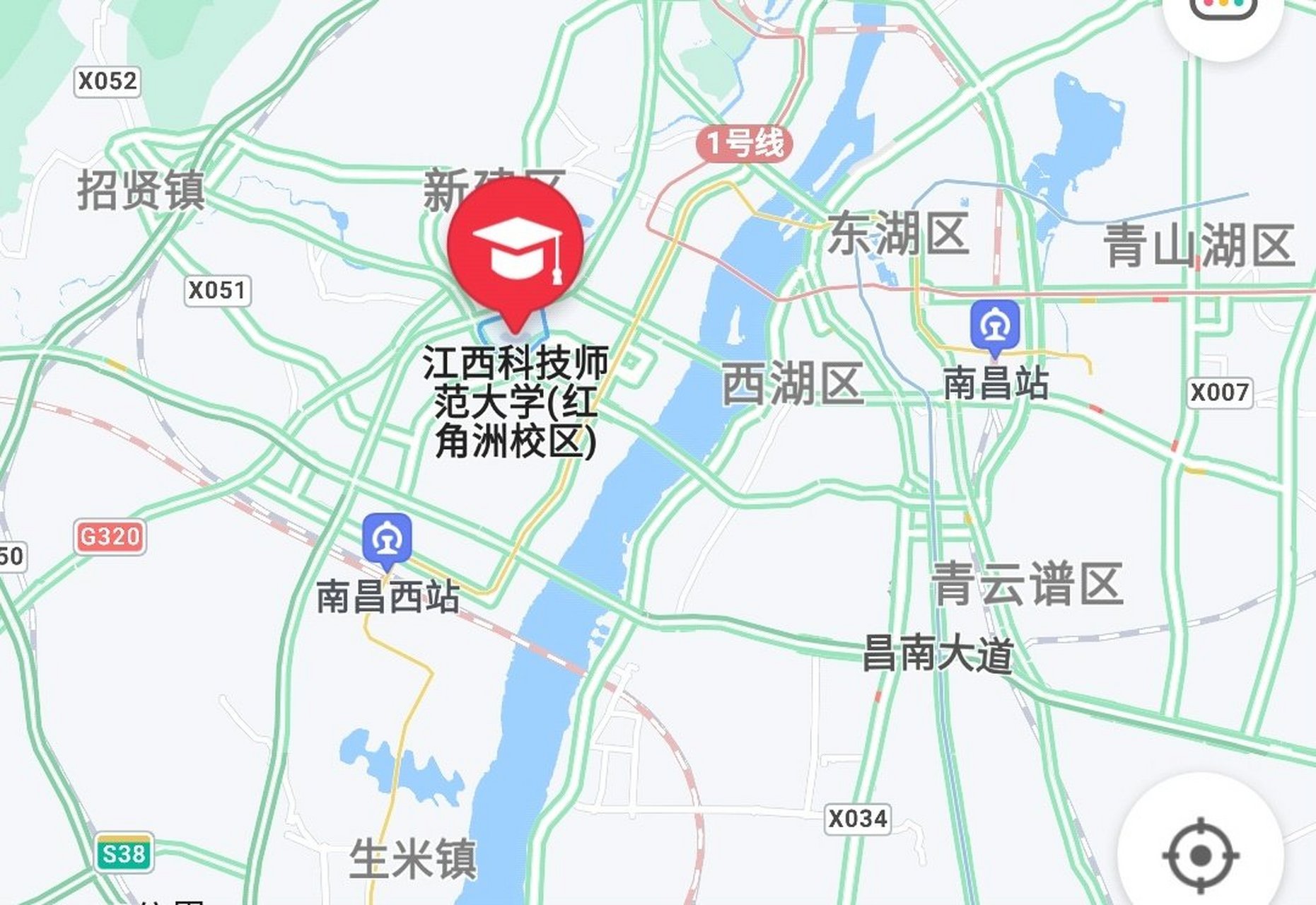 江西科技师范大学  枫林校区:南昌市青山湖区昌北经济开发区枫林大道