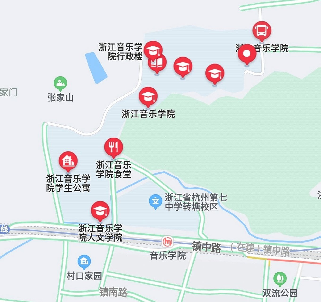 杭州市西湖区转塘地图图片