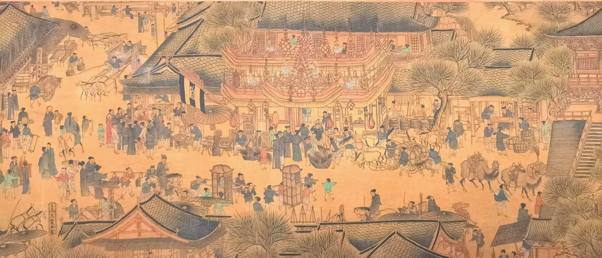 清明上河图局部细节欣赏.