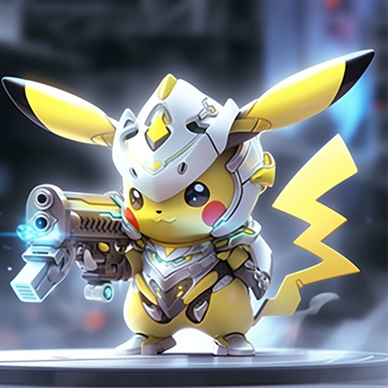 ai绘画:战斗皮卡丘(机甲版)#未来# #ai写真# #ai艺术季# #百度ai绘图