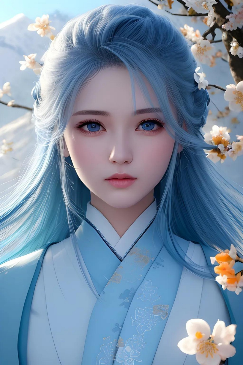 ai绘画:古风少女(兰月莹)#动漫壁纸# #ai写真# #ai女友# #ai艺术季