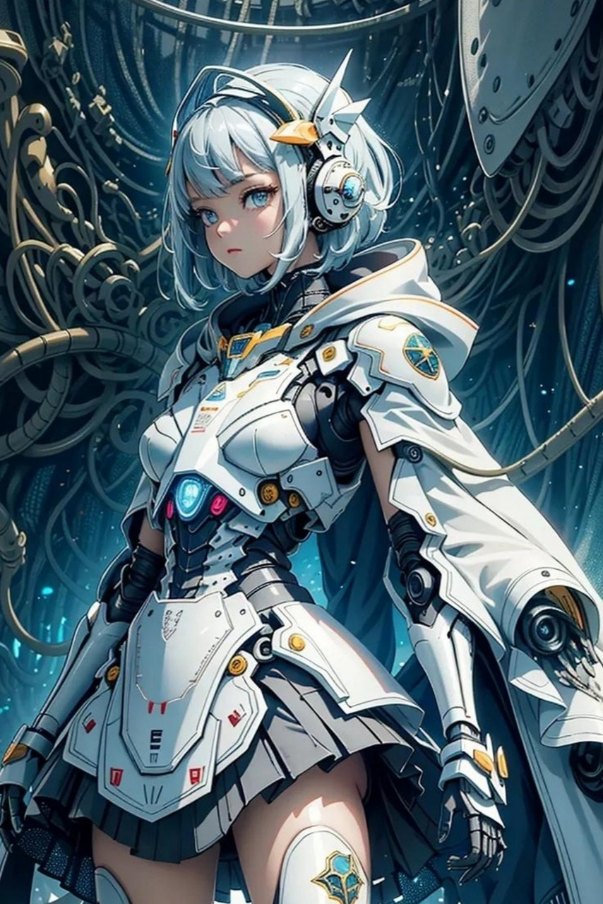 ai绘画:机械少女(莉莉丝)#未来# #少女# #动漫壁纸# #ai写真# #ai女友