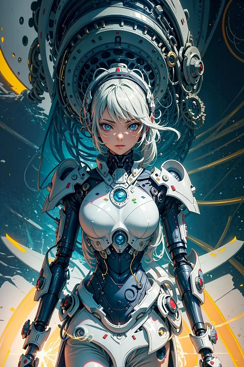 ai绘画:机械少女(莉莉丝)#未来# #少女# #动漫壁纸# #ai写真# #ai女友