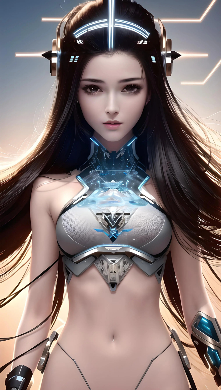 ai绘画:机甲少女(绮舞凌)