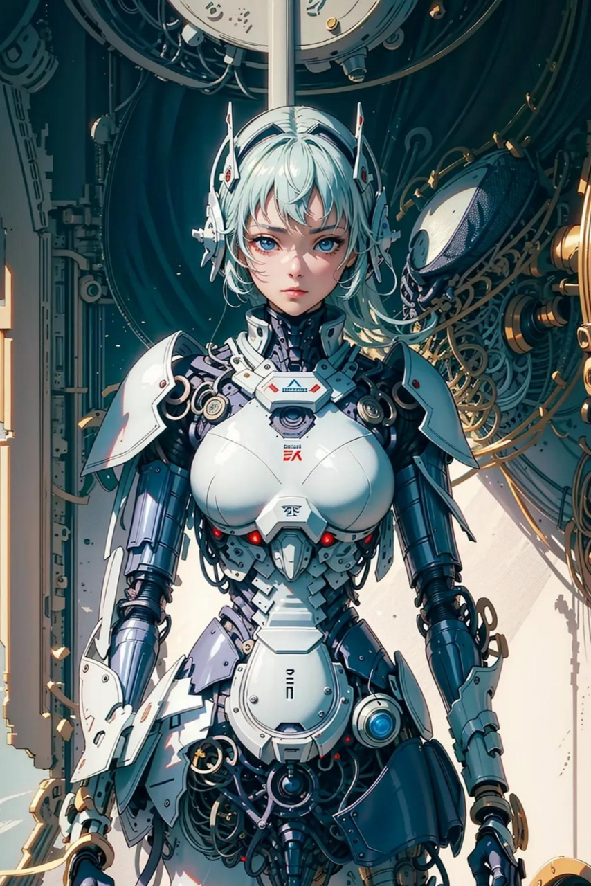 未来机器人美少女图片