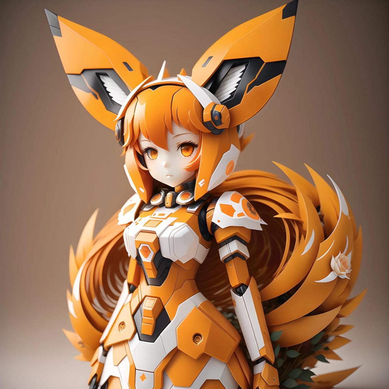 ai绘画:宠物机甲(小狐狸)