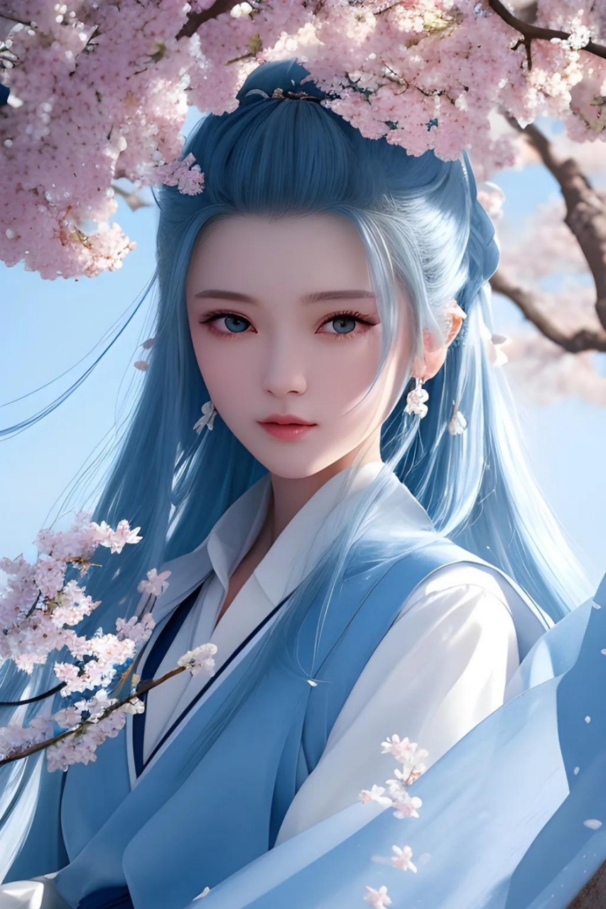 ai绘画:古风少女(兰月莹)#动漫壁纸# #ai写真# #ai女友# #ai艺术季