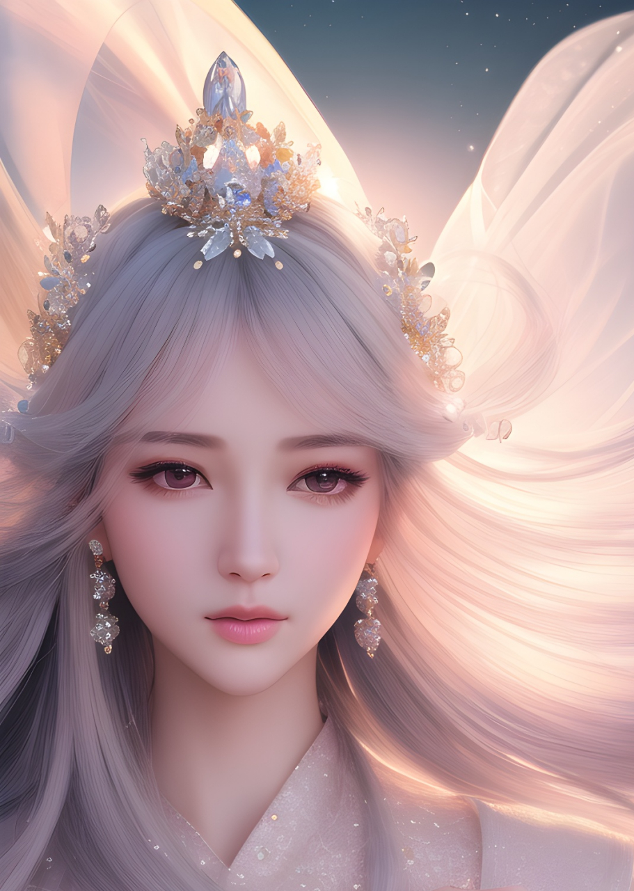 ai绘画:古风少女(青鸾)