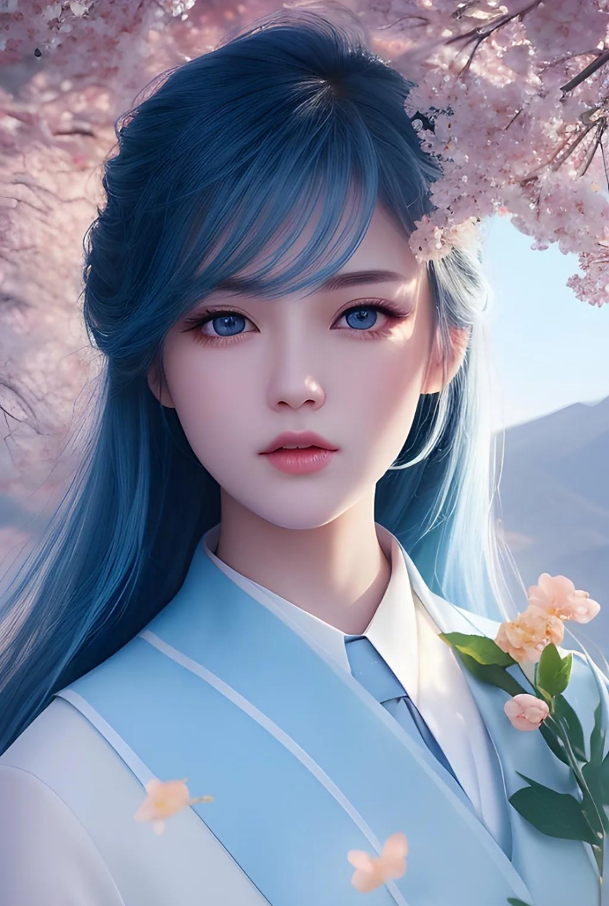 ai绘画:古风少女(兰月莹)#动漫壁纸# #ai写真# #ai女友# #ai艺术季