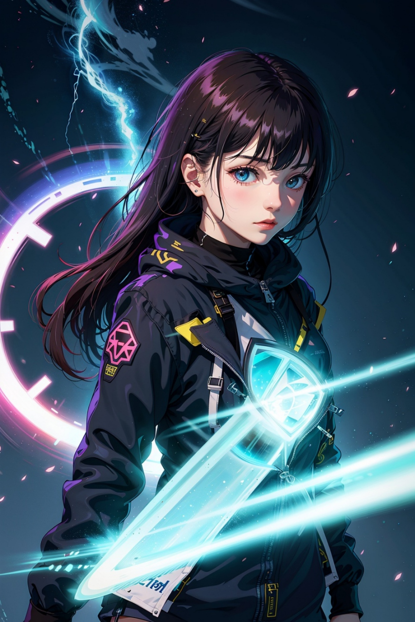 ai绘画:时空魔法少女(安琪丽)#未来# #动漫壁纸# #ai写真# #ai艺术季