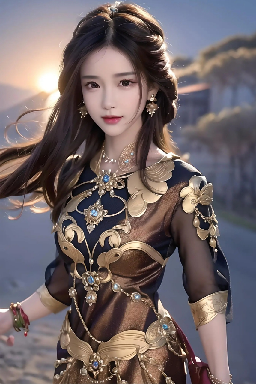 ai共创计划# ai绘画:古风少女(牧晴)