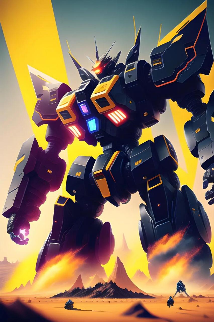 ai绘画:外星机甲(守卫者-i型)