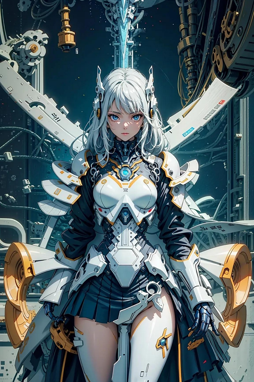 ai绘画:机械少女(莉莉丝)#未来# #少女# #动漫壁纸# #ai写真# #ai女友