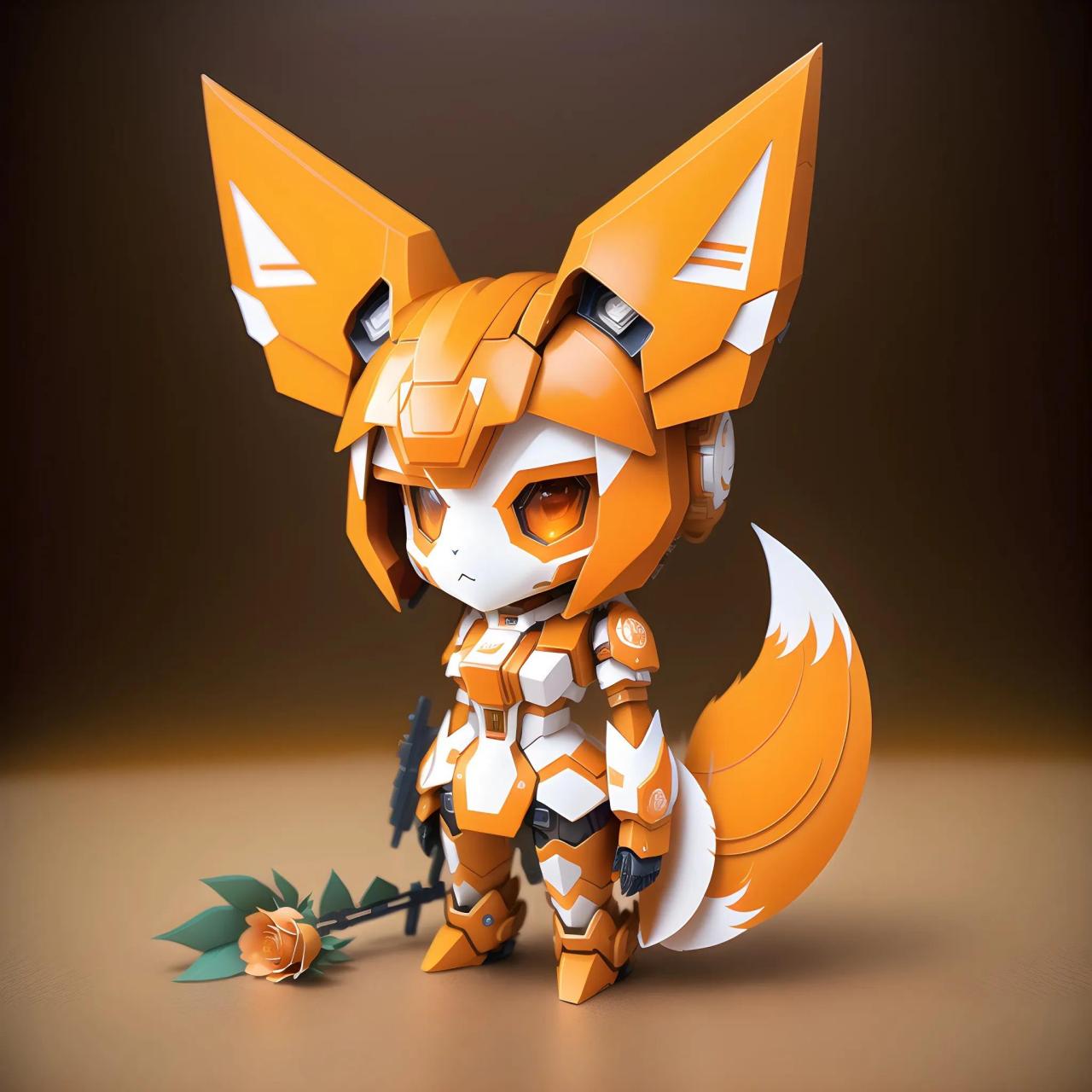 ai绘画:宠物机甲(小狐狸)