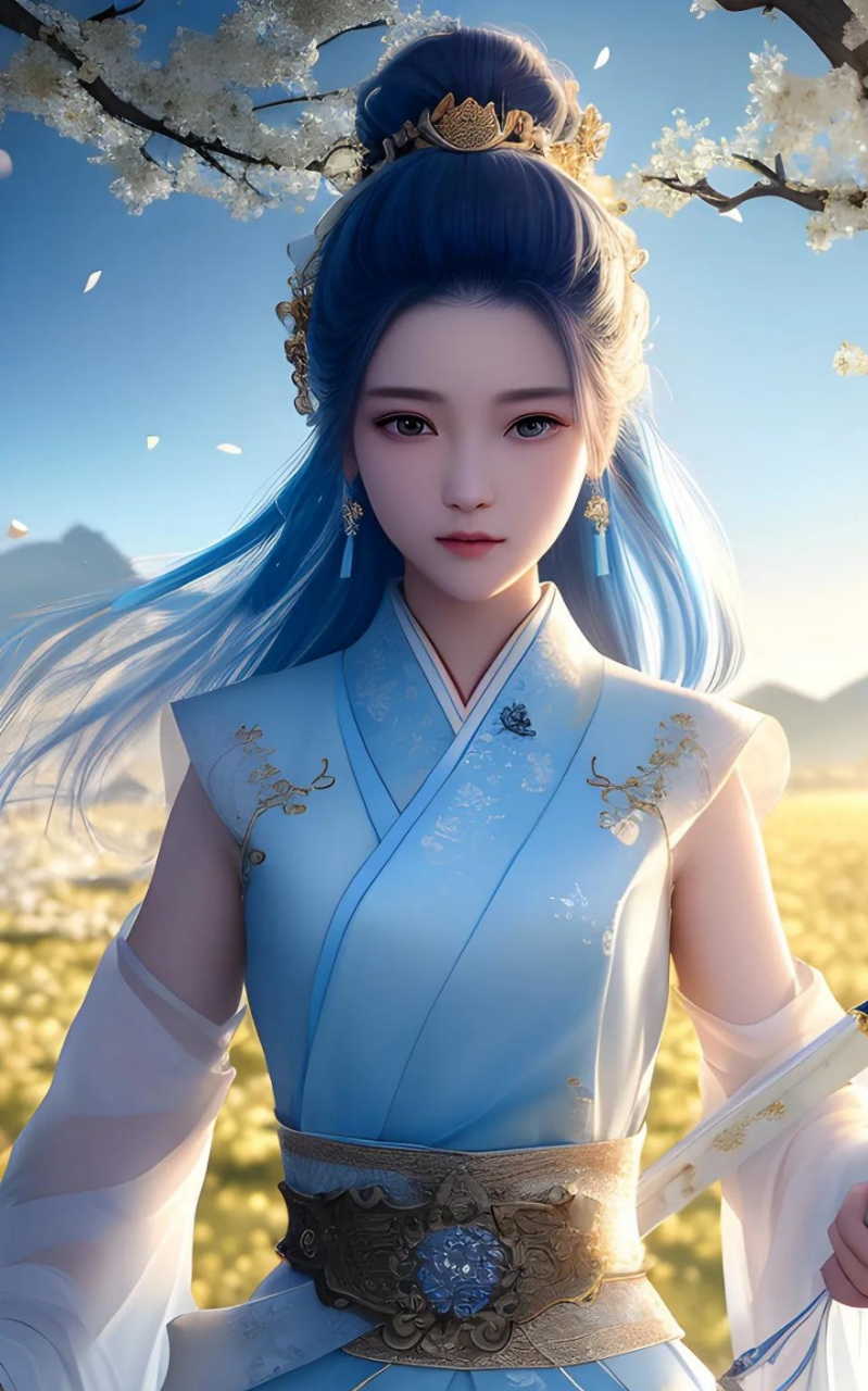 ai绘画:古风少女(兰月莹)#动漫壁纸# #ai写真# #ai女友# #ai艺术季