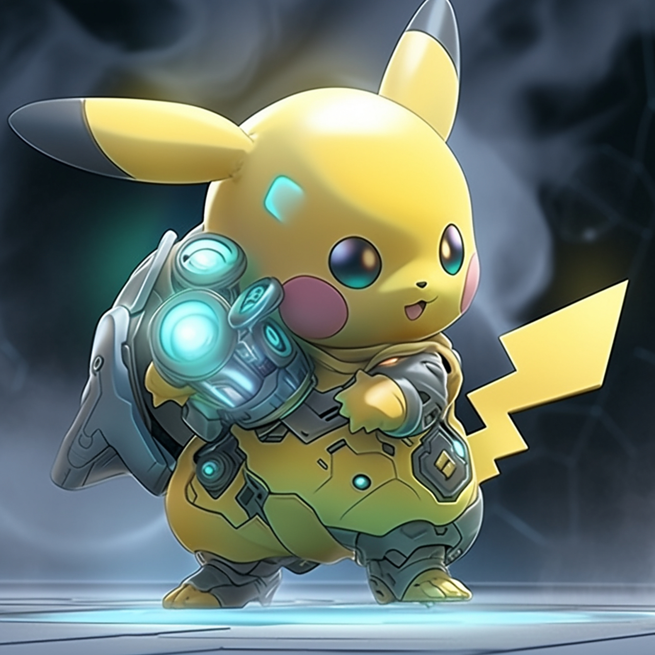 ai绘画:战斗皮卡丘(机甲版)#未来# #ai写真# #ai艺术季# #百度ai绘图
