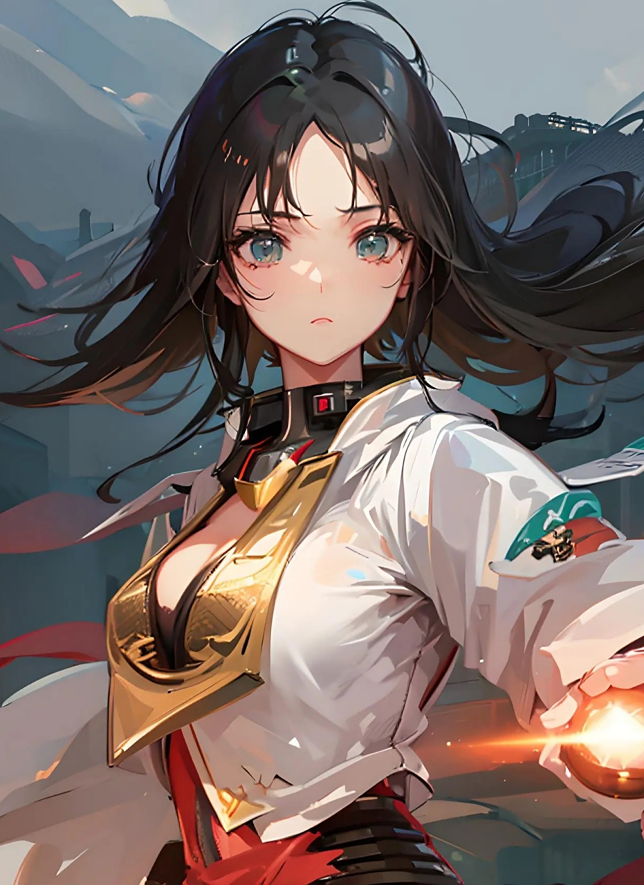 ai绘画:赛博朋克咒术师(牧炎灵)#中国风# #少女# #动漫壁纸# #ai共创