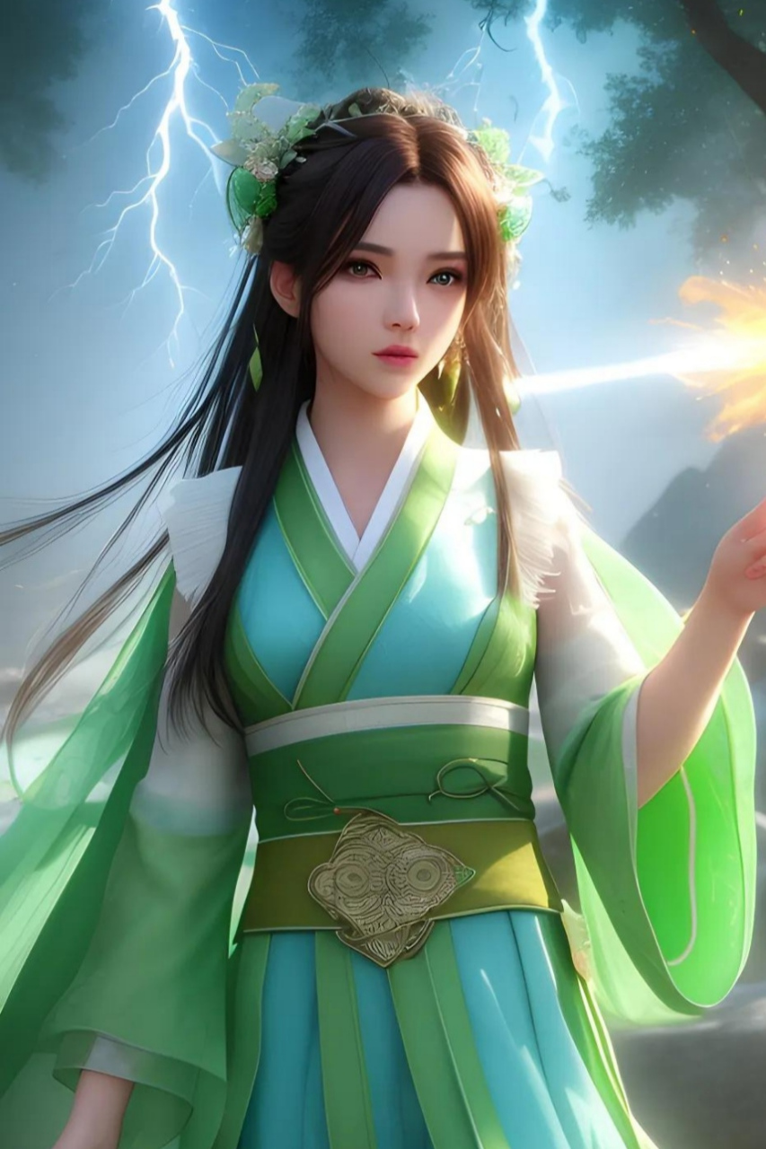 ai绘画:古风少女(魅瞳)