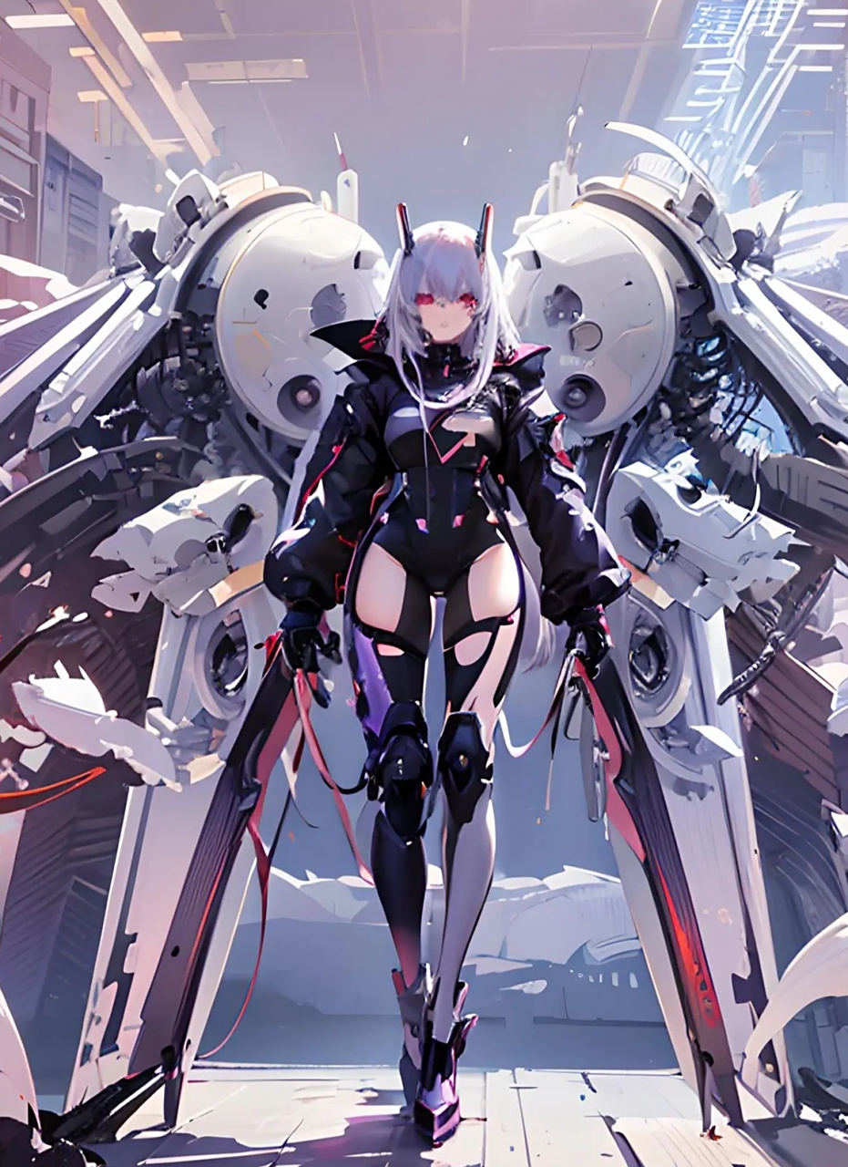 ai绘画:机甲少女(金凯丽丝)