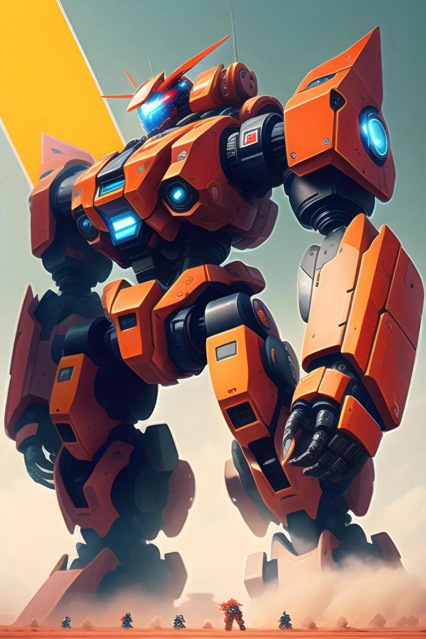 ai绘画:外星机甲(守卫者-i型)