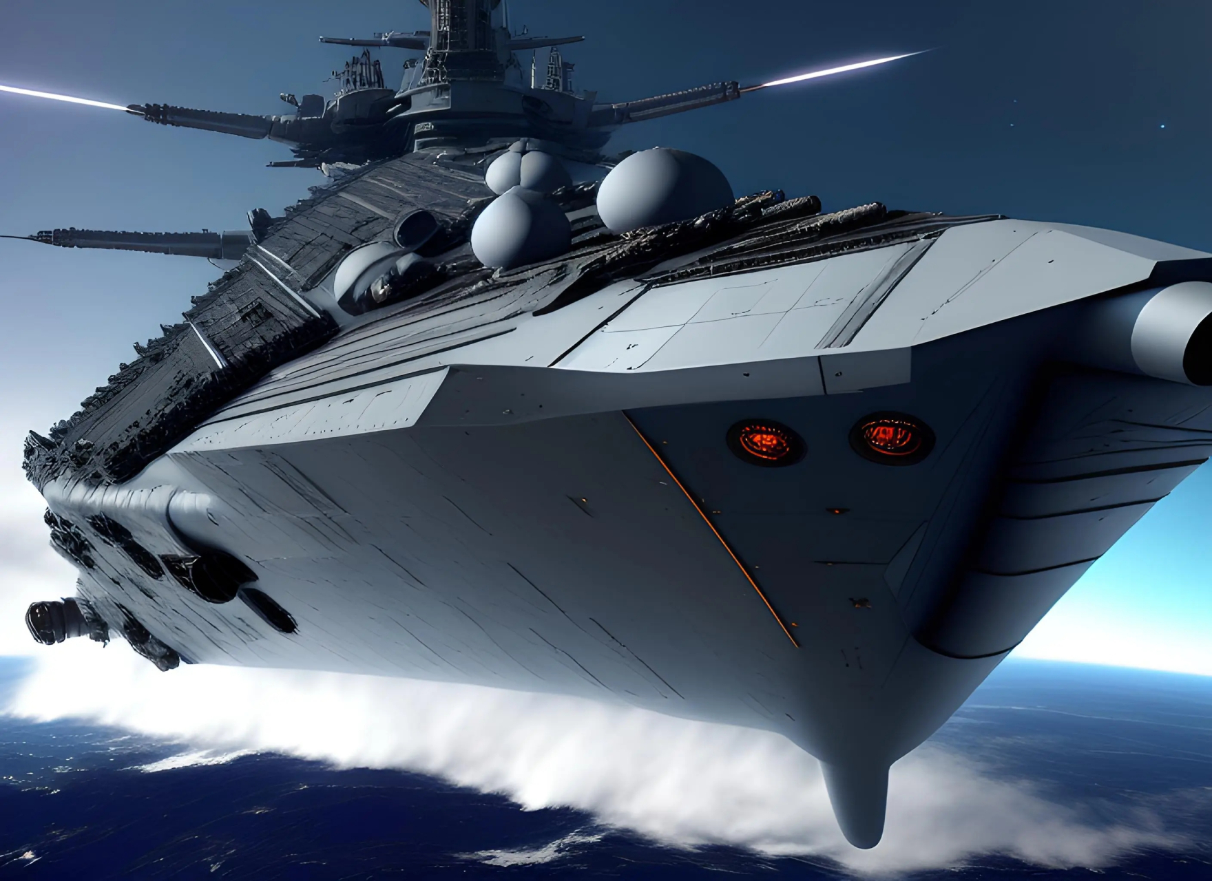 ai绘画:星空战舰#动漫壁纸# #ai艺术季# #百度ai绘图黑科技# #ai绘图