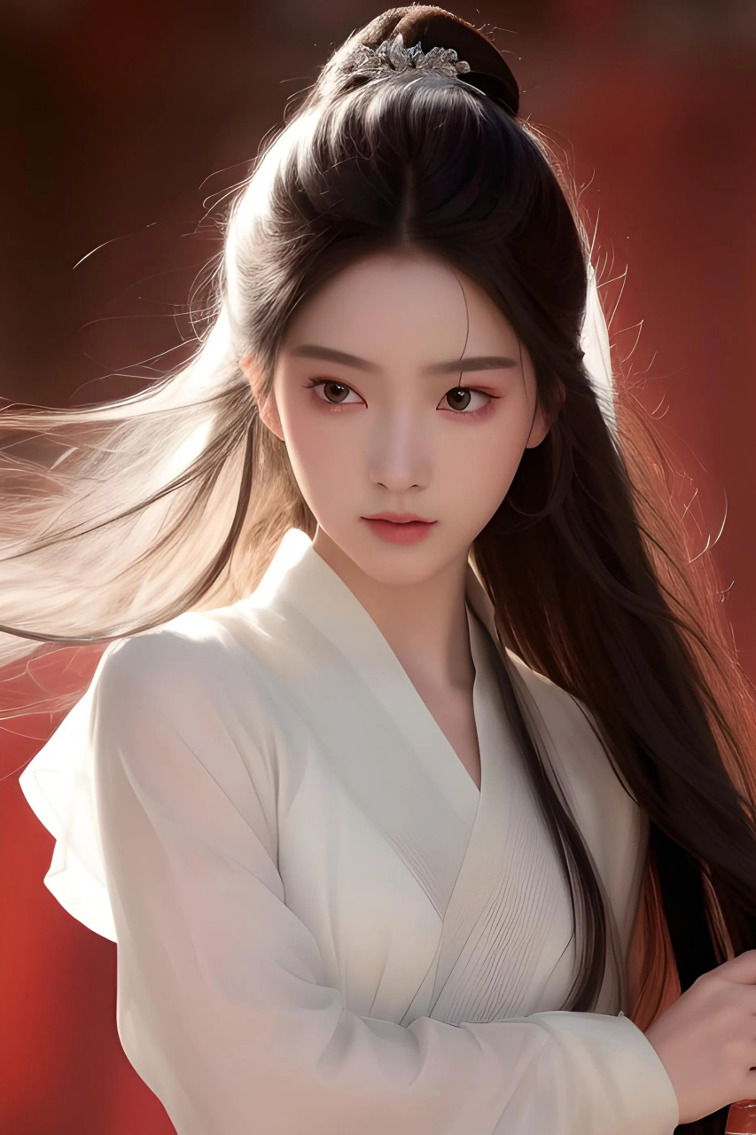 ai绘画:古风少女