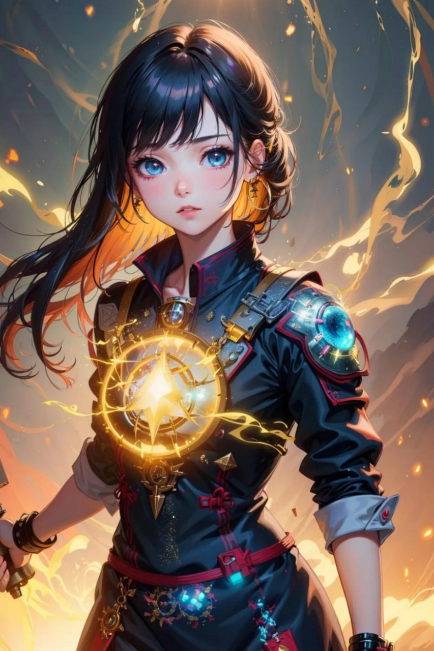 ai绘画:时空魔法少女(安琪丽)#未来# #动漫壁纸# #ai写真# #ai艺术季