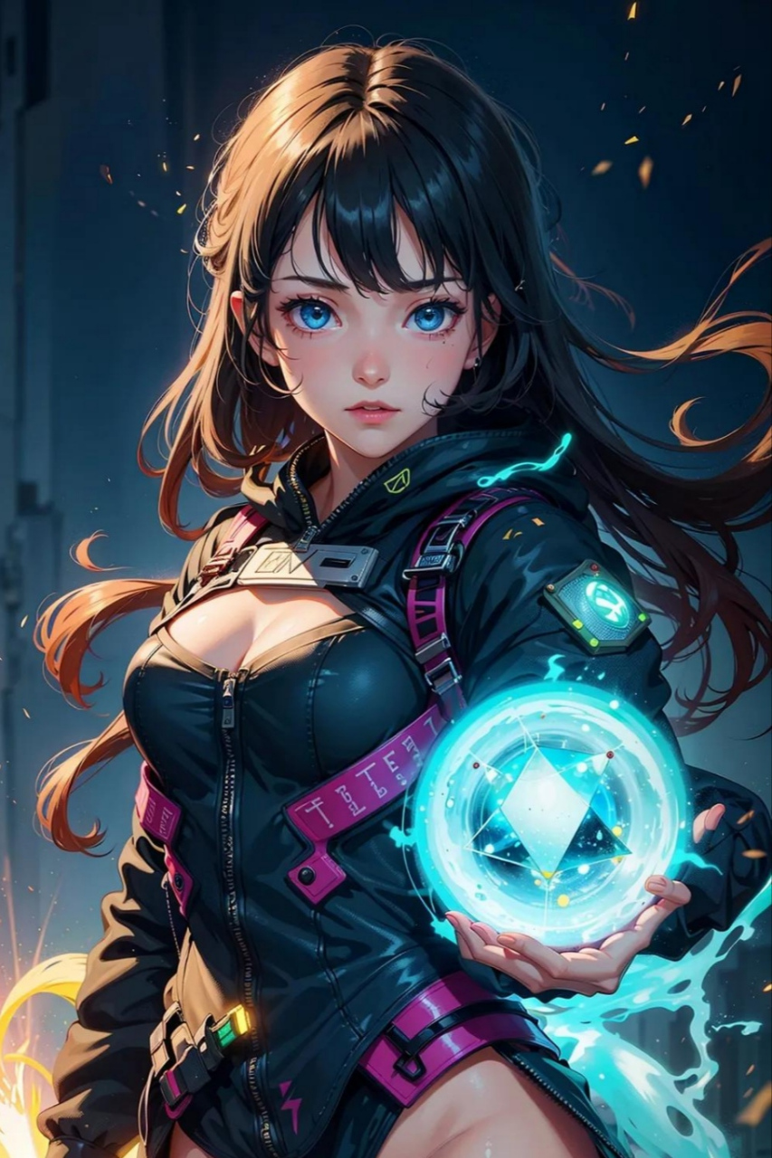 ai绘画:时空魔法少女(安琪丽)#未来# #动漫壁纸# #ai写真# #ai艺术季