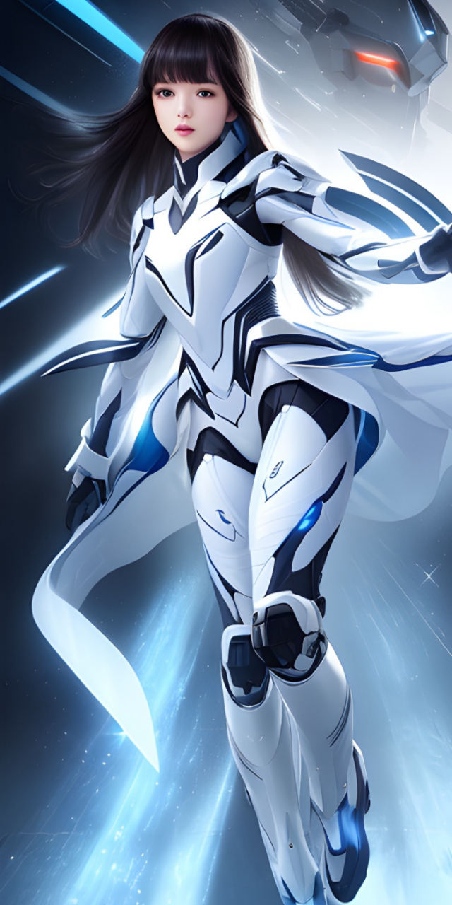 ai绘画:机甲少女(蔷薇)