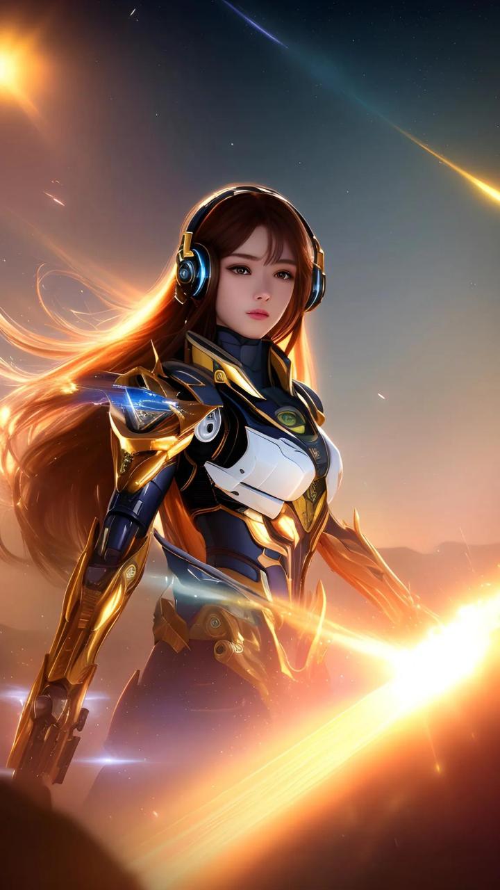 ai绘画:未来战姬(金凤,青鸾)