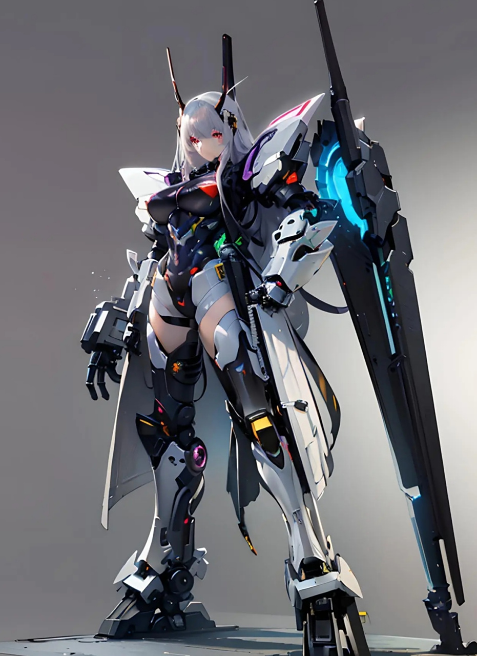 ai绘画:机甲少女(金凯丽丝)