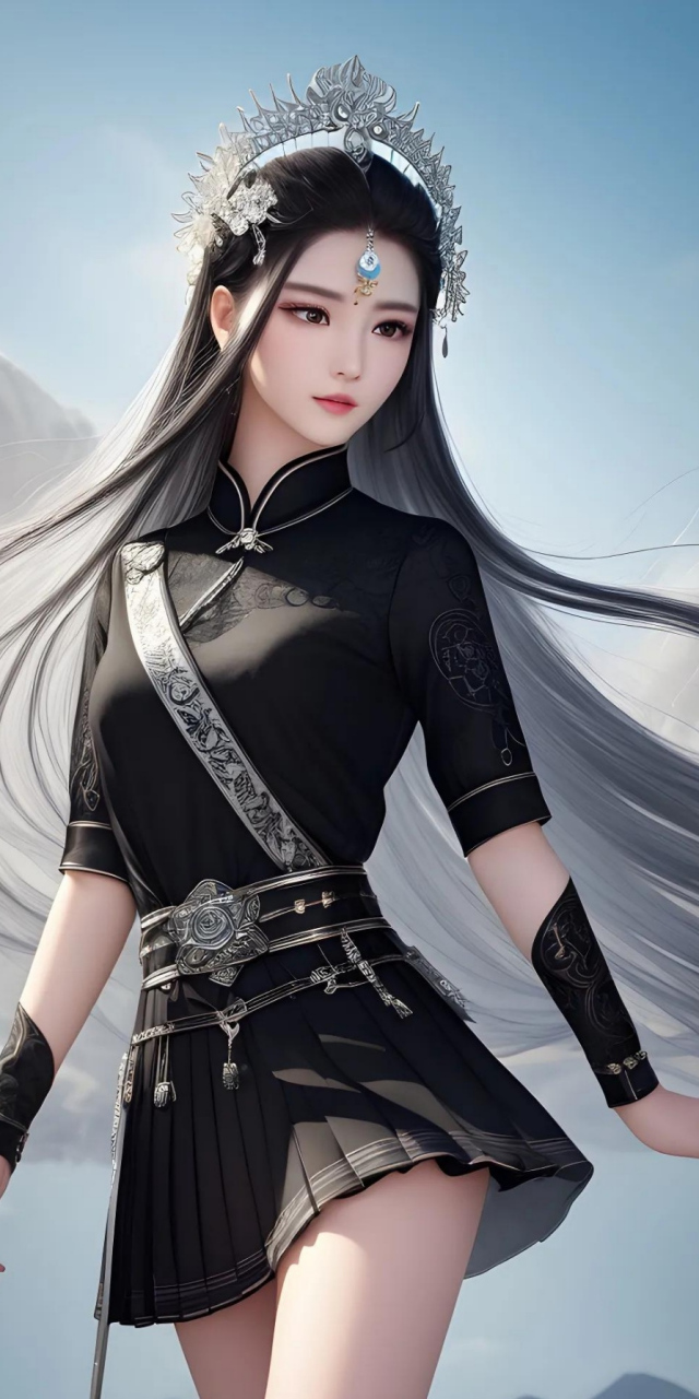 ai绘画:古风少女(墨子熙)