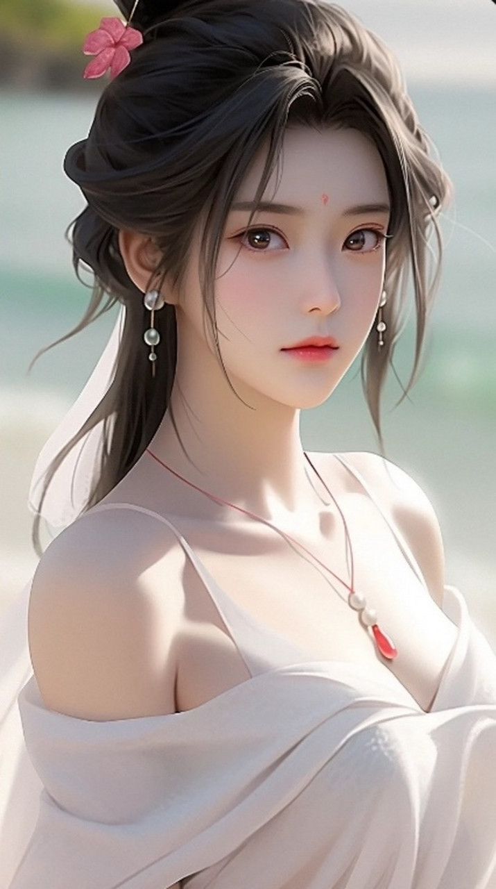 ai绘画:古风少女(白月歆)